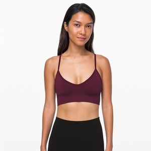 Lululemon Ebb to Street Bra II in Dark Adobe size 8